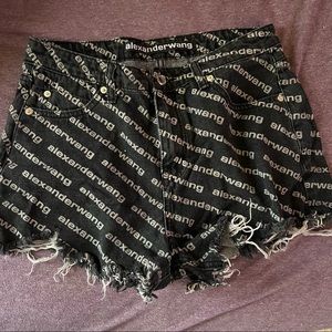 Authentic Alexander Wang denim shorts